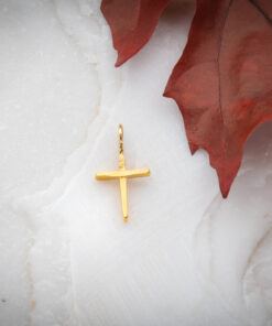 Σφυρήλατος Λεπτός Σταυρός Μικρός